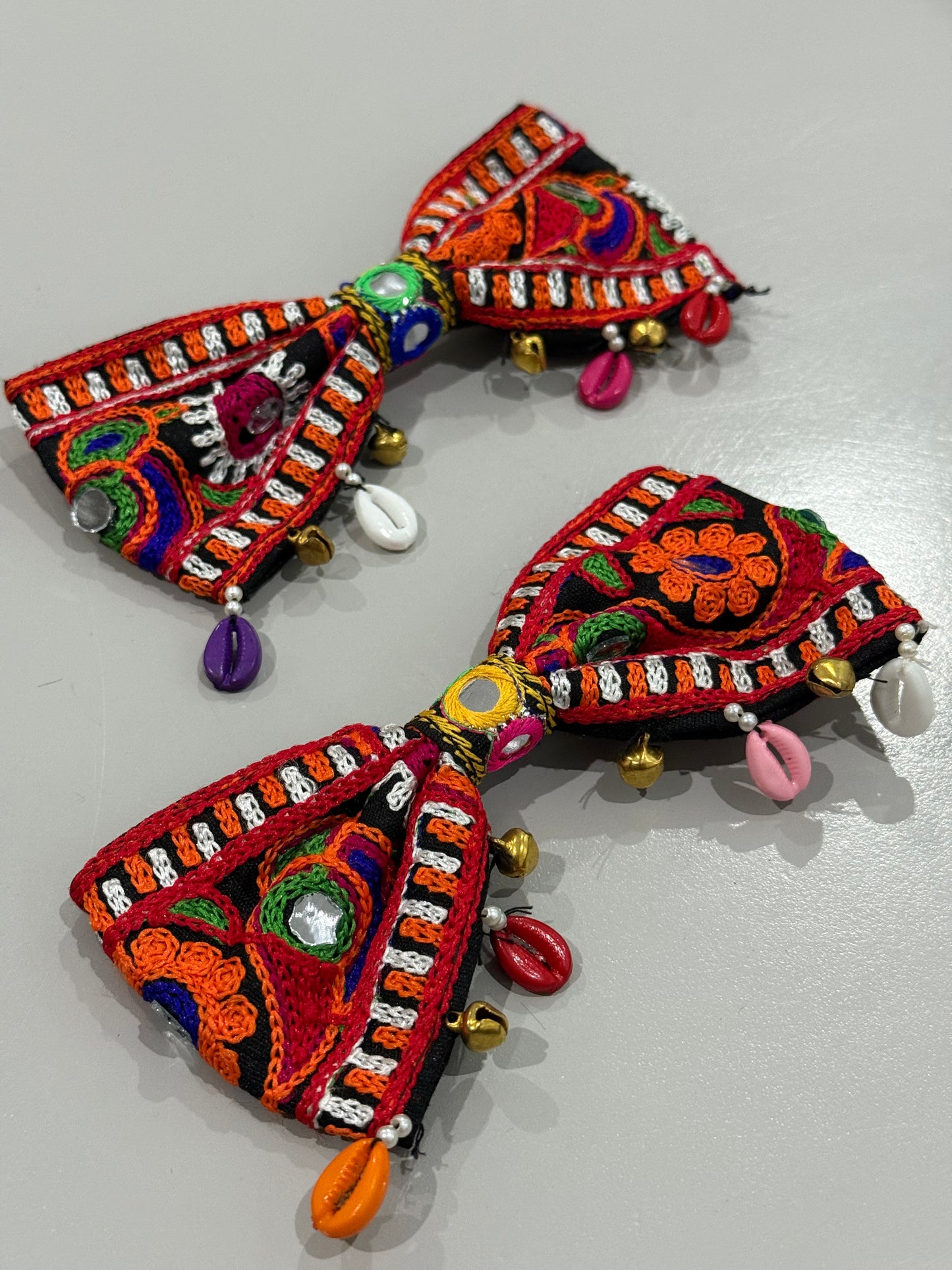 Multicolour Bow-tie Bow - Bird Motif